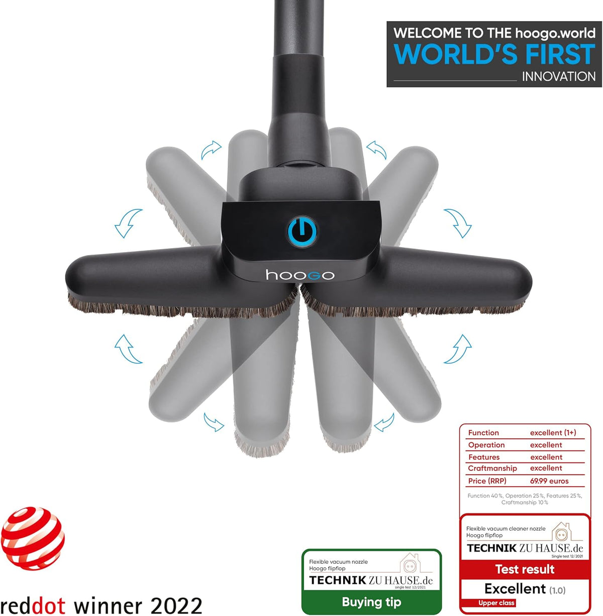 Aspirador flipflop - com bocal universal