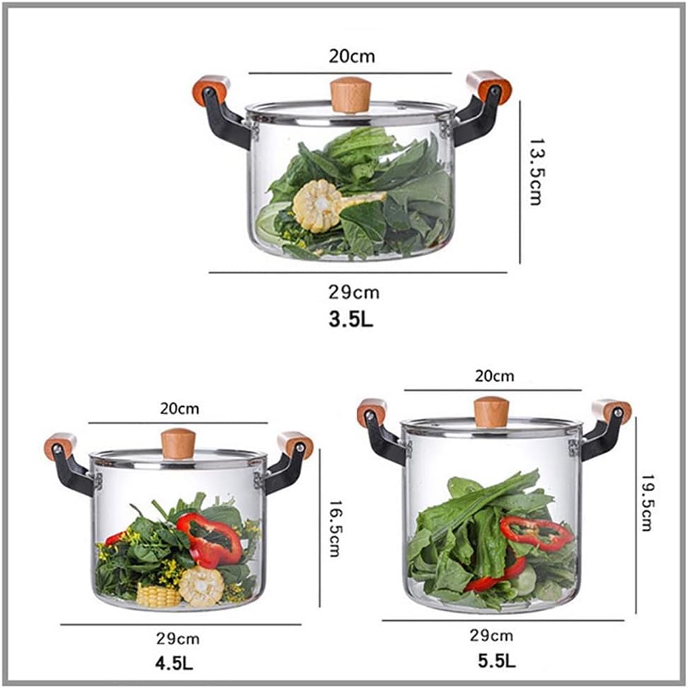 Panela de Vidro Resistente ao Calor