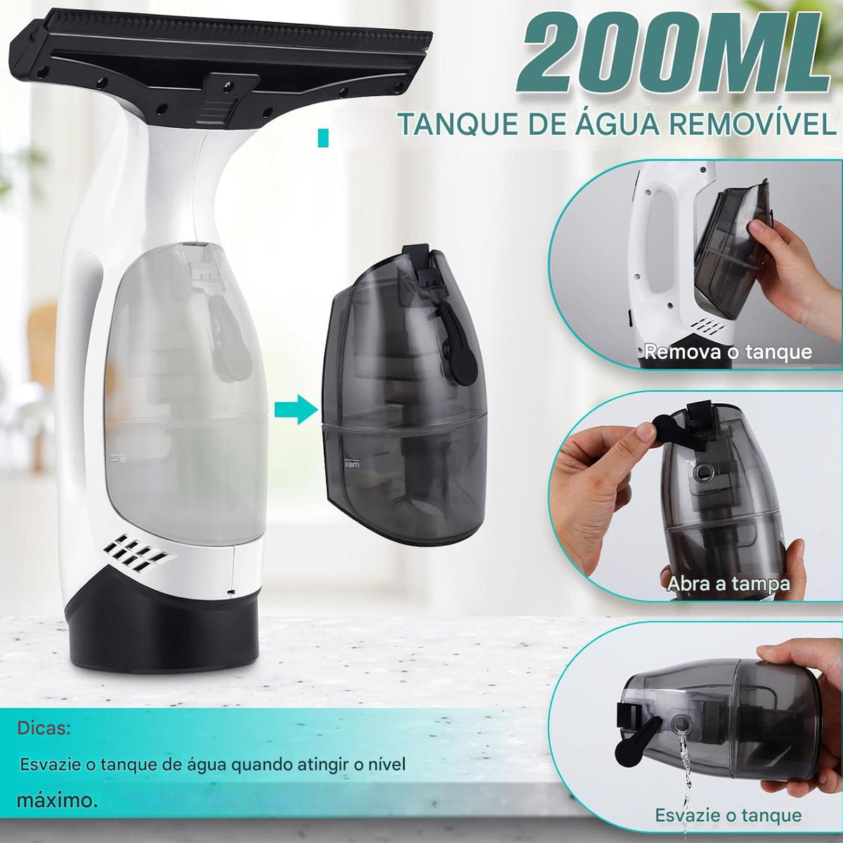 Aspirador de limpeza 3 em  1