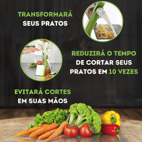 Cortador Mandoline Multifuncional 5 Funções
