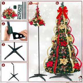 Árvore de Natal Retrátil Estilo Pinheiro - Decoração Luxuosa + BRINDE HOJE