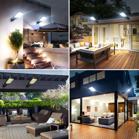 Refletor Solar LED Inteligente para Parede ou Poste