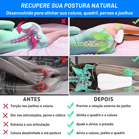Travesseiro de Alinhamento - SleepLeg Pro®