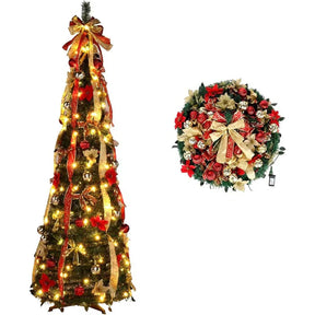 Árvore de Natal Retrátil Estilo Pinheiro - Decoração Luxuosa + BRINDE HOJE