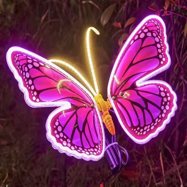 Borboleta Led Simulação ao ar livre - Decoração Festiva